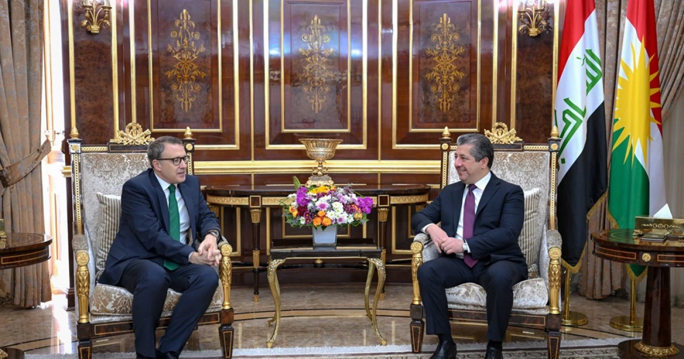 مسرور بارزاني يبحث مع سفير تركيا الاتفاق الثلاثي الخاص بتصدير النفط