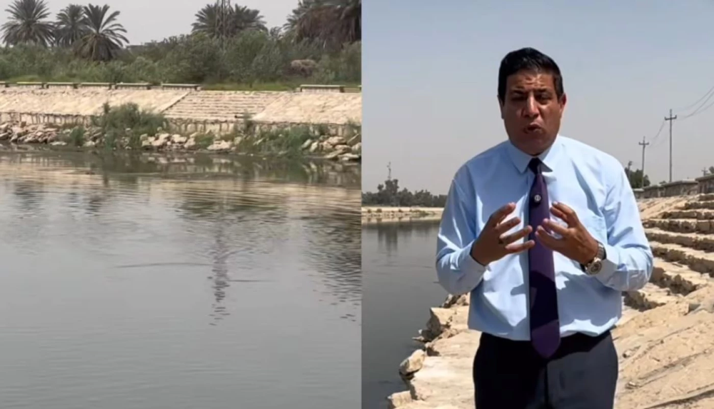 مركز حقوقي: محافظ بابل يلاحق إعلامياً بتهمة "ترويع المواطنين" بعد مقطع حول تلوّث المياه