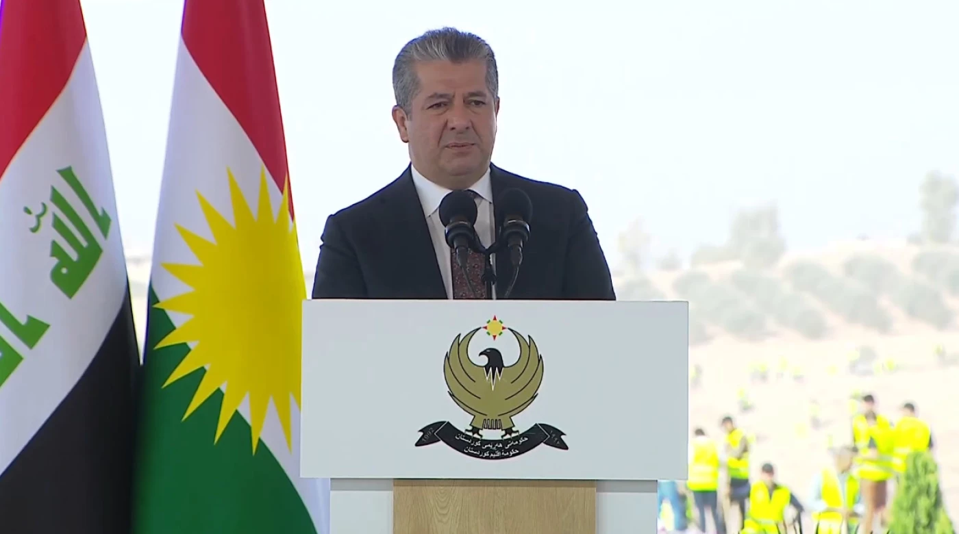 مسرور بارزاني يفتتح مشروع الحزام الأخضر في أربيل باقتباس من جلال الدين الرومي