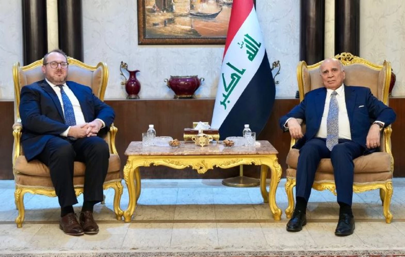 "في ضوء تعيين سافايا".. فؤاد حسين والقائم بالأعمال الأميركي يناقشان العلاقات والانتخابات 