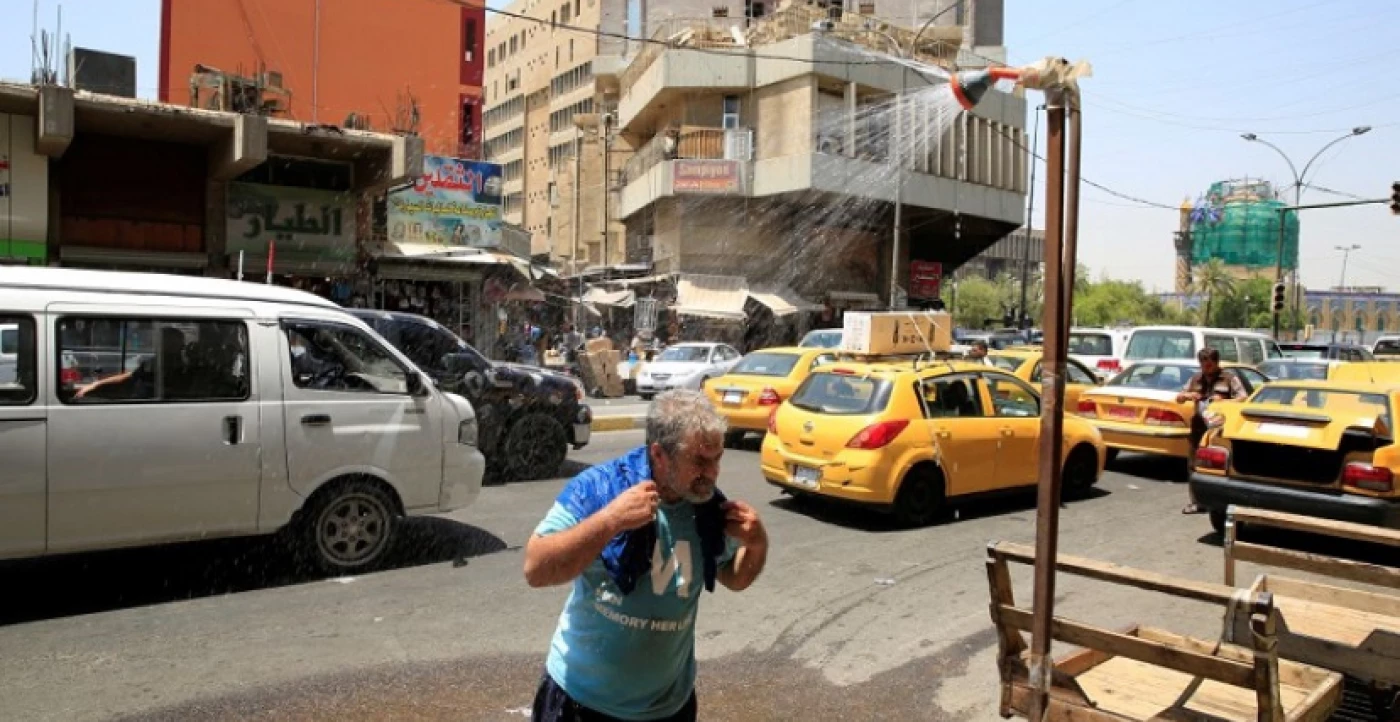 الحرارة نصف درجة الغليان في 8 محافظات عراقية.. جدول بالدرجات المسجّلة ظهر اليوم