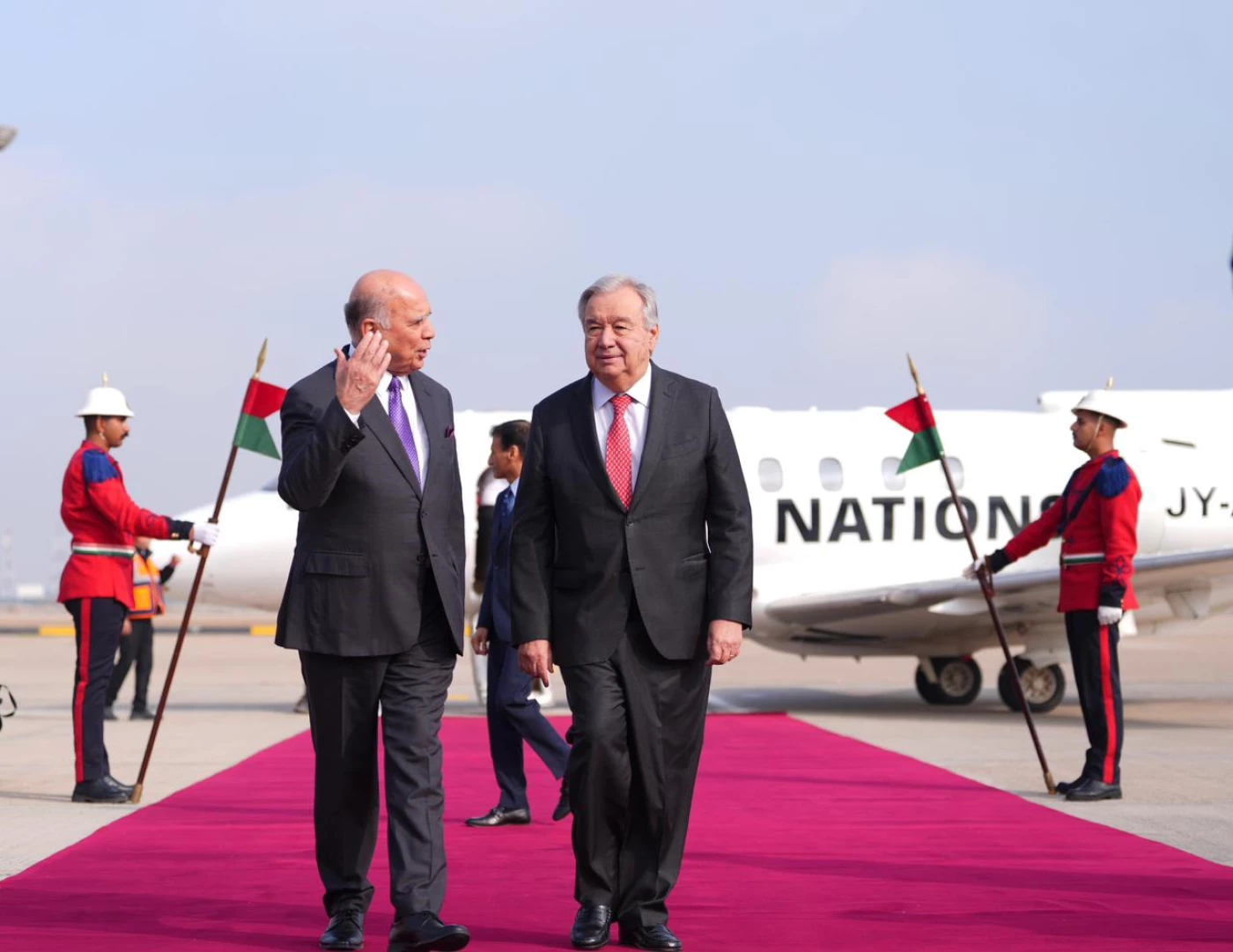 غوتيريش يصل إلى بغداد