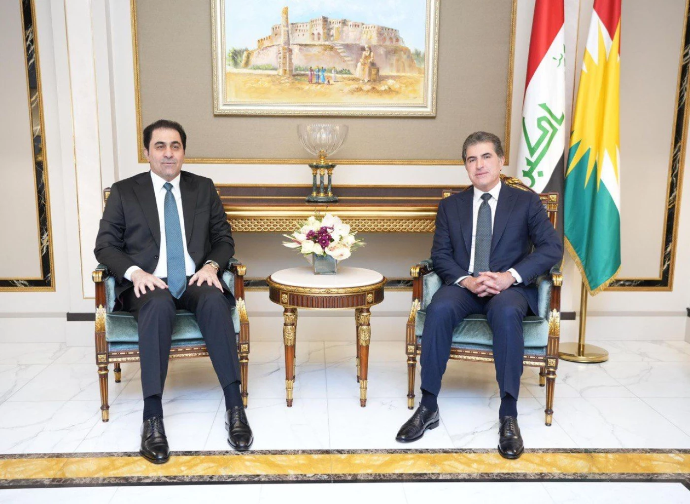 نيجيرفان بارزاني والمندلاوي يبحثان آليات تثبيت الاستقرار في العراق