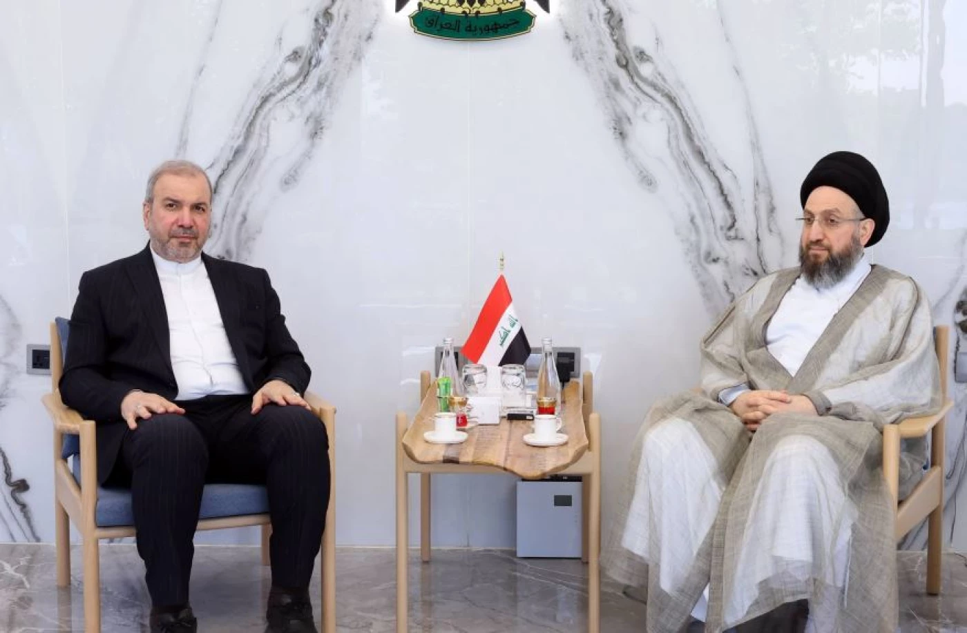 عمار الحكيم يبحث مع سفير إيران الانتخابات المقبلة في العراق