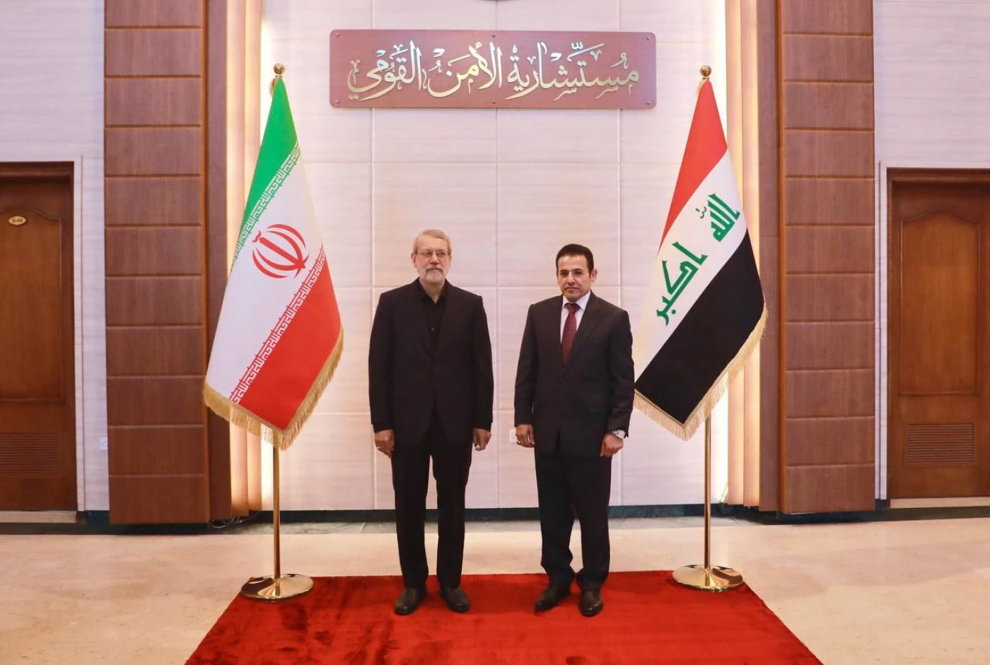الأعرجي يبحث مع لاريجاني "الاتفاق الأمني": لا نقبل التجاوز على دول الجوار