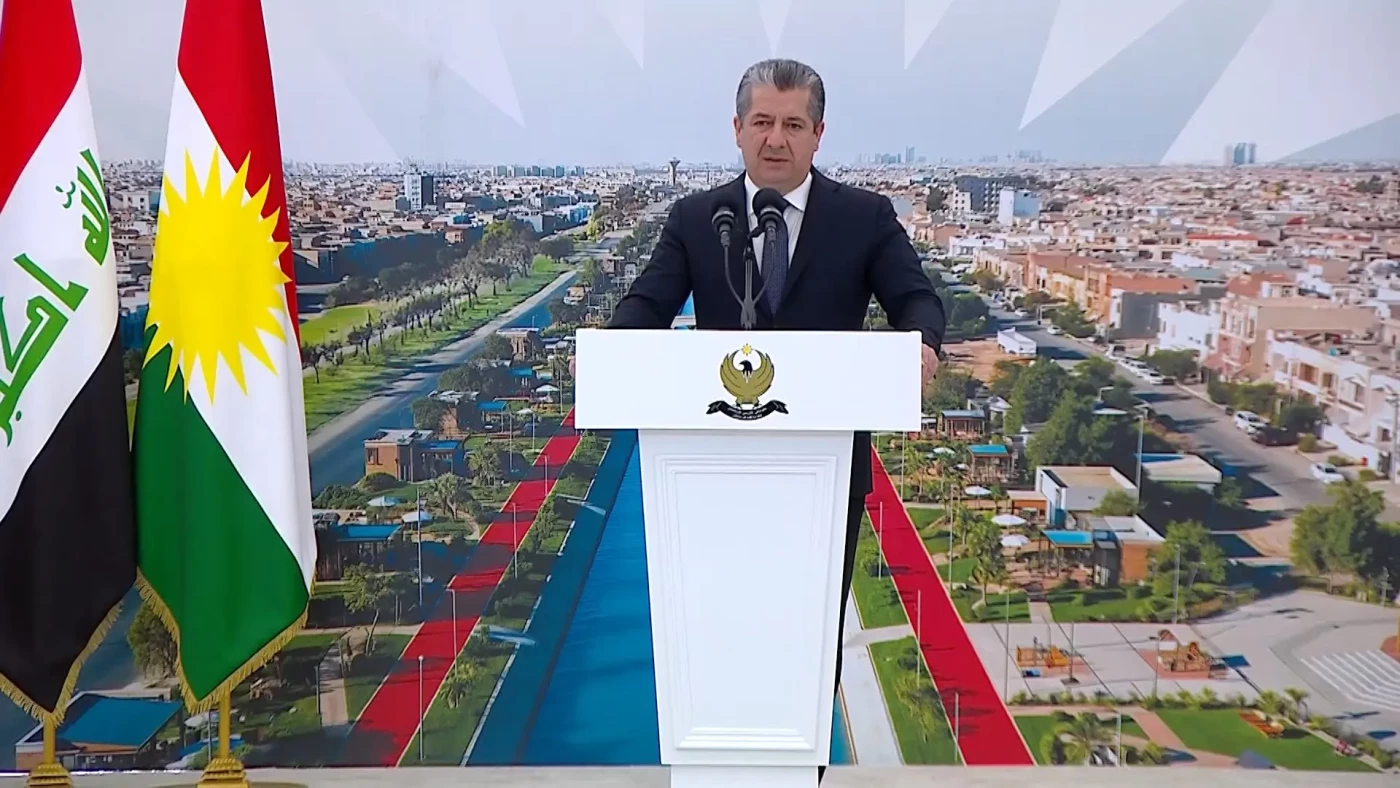 يمتد على 4 مناطق رئيسية.. مسرور بارزاني يضع حجر أساس مشروع سياحي جديد في أربيل