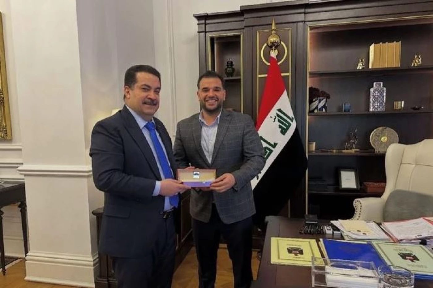 "رسالة للمالكي والبقاء لله".. ماذا يحمل فيديو السوداني وسافايا والتهاني بمناسبة "عيد الميلاد"؟