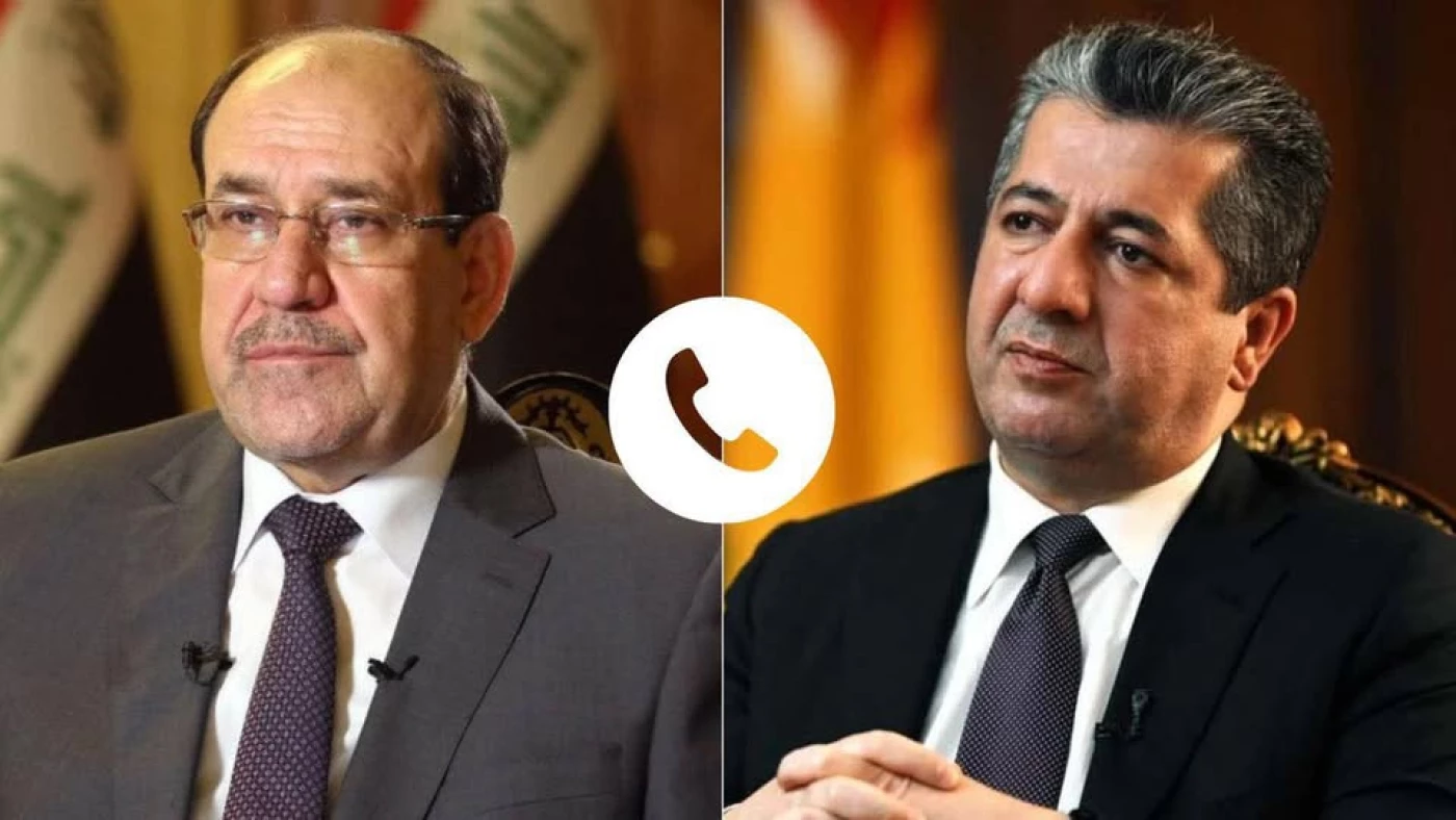 مسرور بارزاني يهاتف المالكي بمناسبة ترشيحه لرئاسة الحكومة المقبلة: نأمل حل قضايا الإقليم