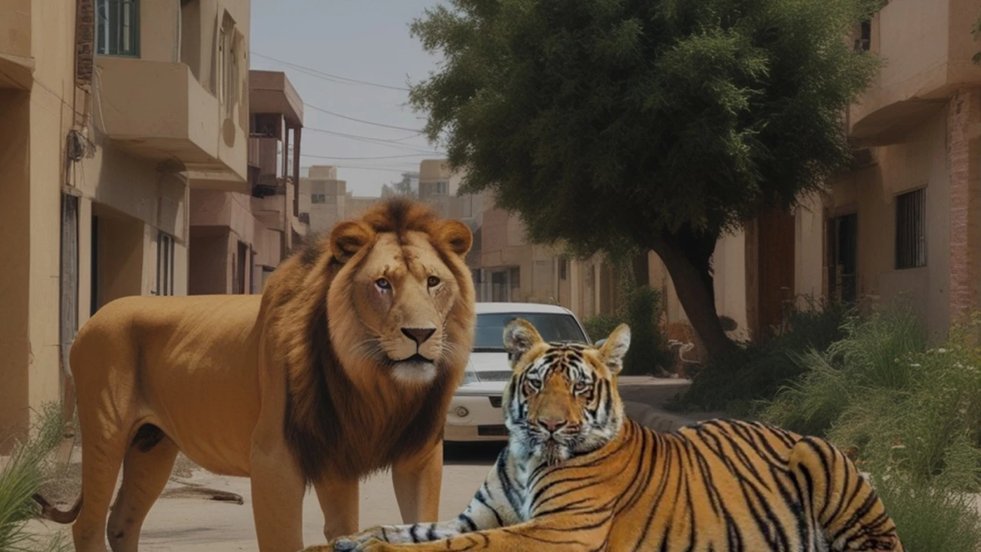 ذئاب وأسود ونمور في منازل لعراقيين.. ما أسباب تصاعد وجود الحيوانات المفترسة داخل الأحياء السكنية؟