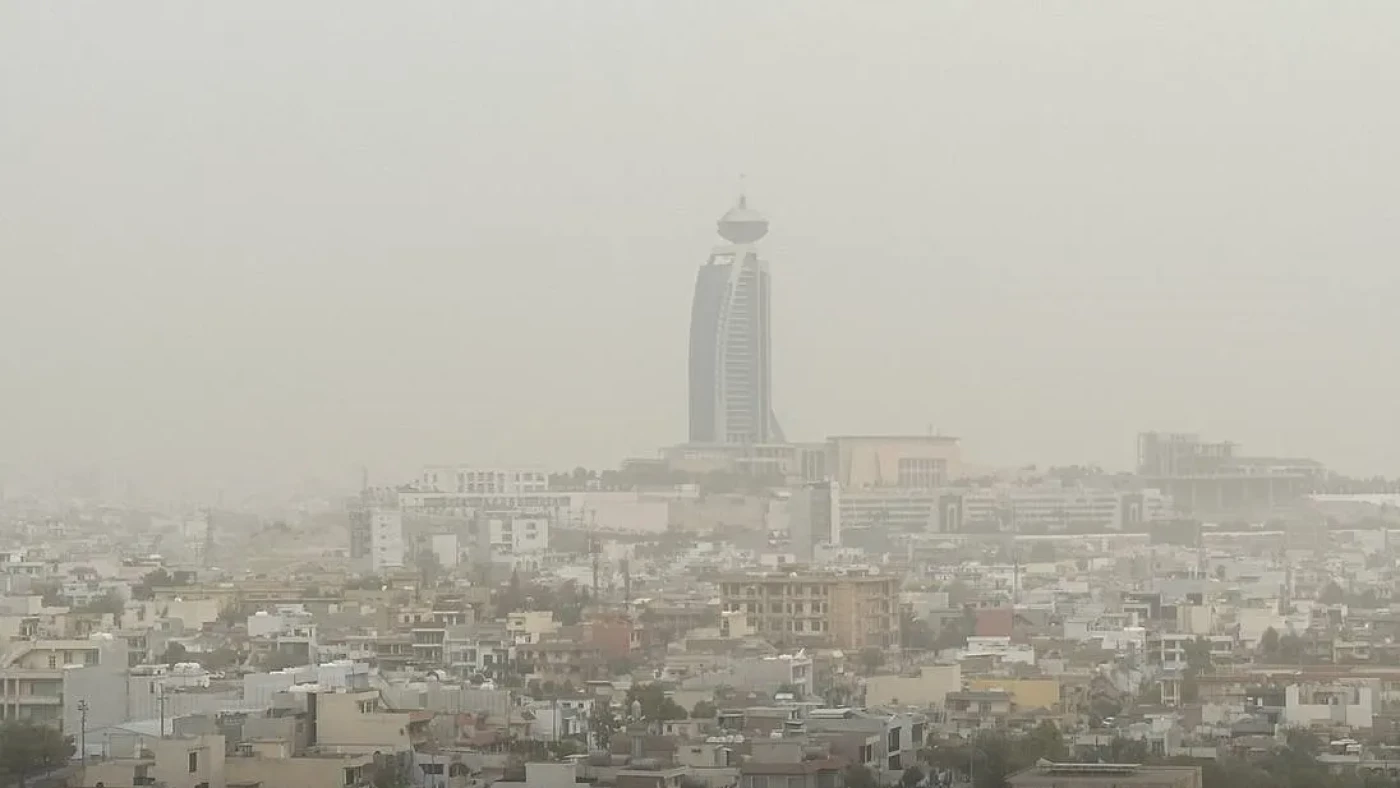 عشرات الإصابات في السليمانية وكركوك إثر عاصفة ترابية تضرب البلاد