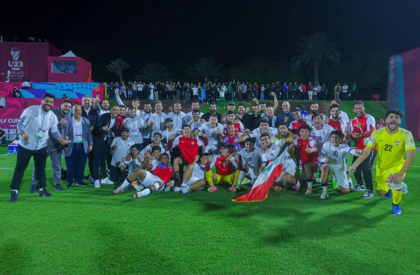 المنتخب الأولمبي العراقي يتجاوز قطر ويتأهل لنهائي كأس الخليج