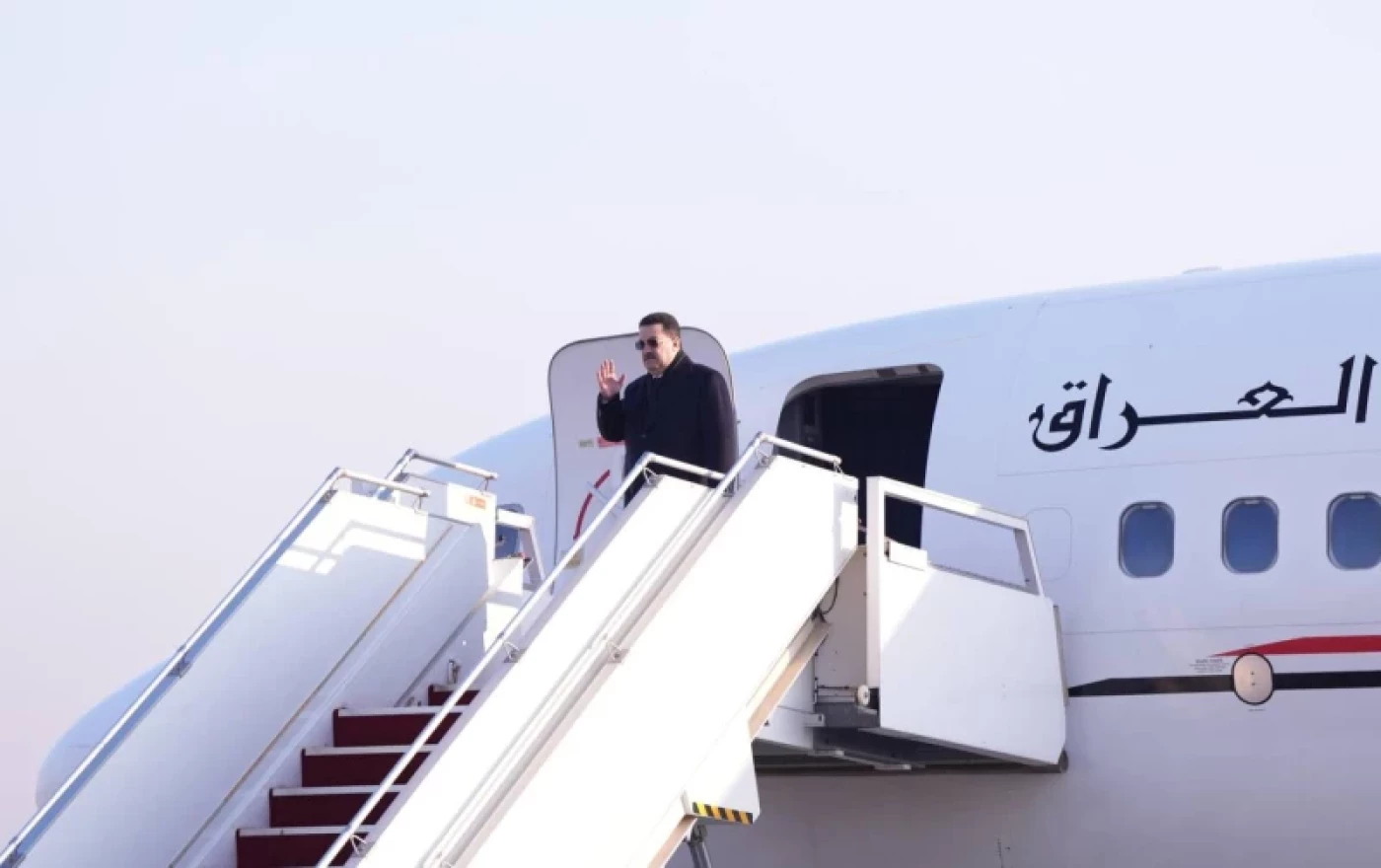 السوداني يصل أربيل على رأس وفد رفيع