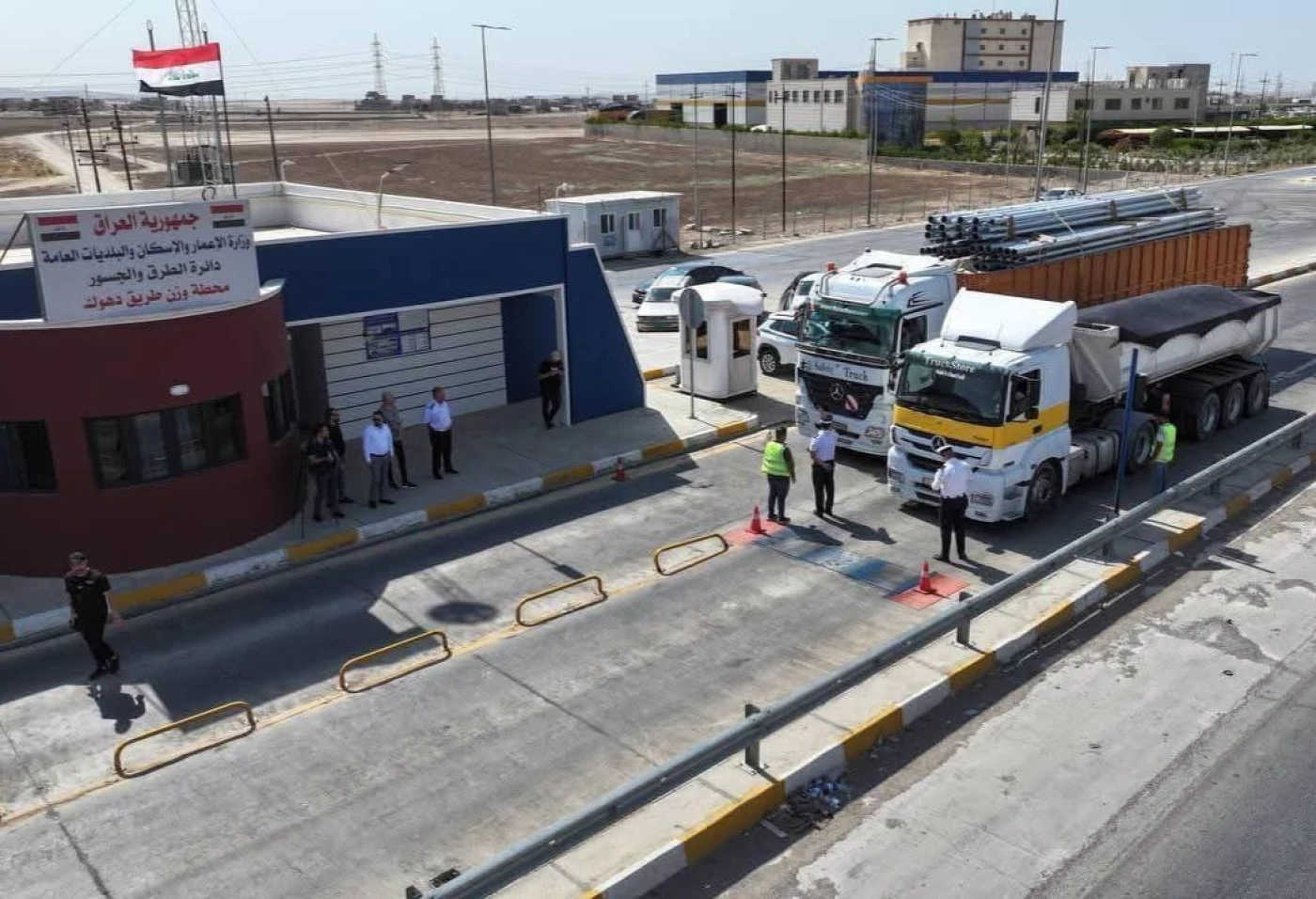 لمراقبة أحمال الشاحنات.. صور لإدخال 51 محطة وزن حيز الخدمة في بغداد والمحافظات