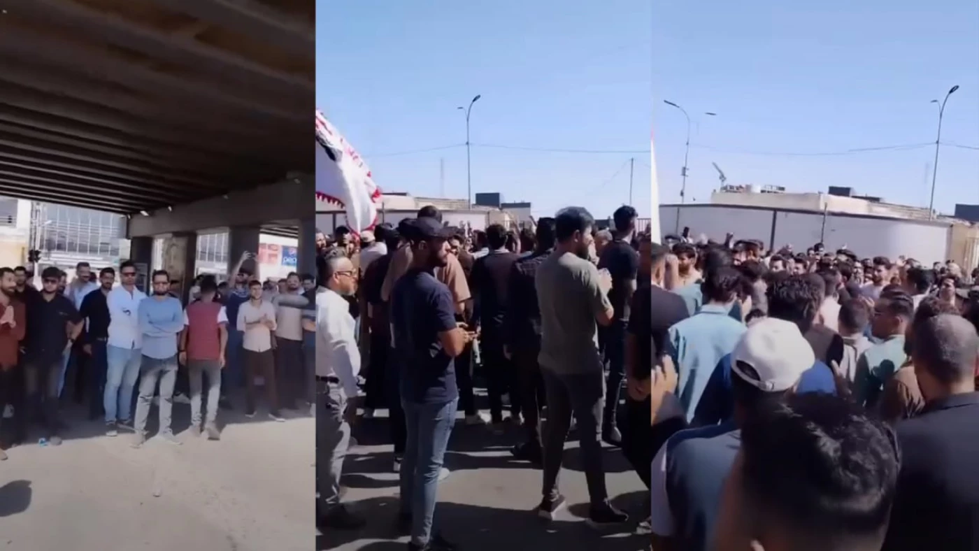 رواتب العقود في ميسان لم تصرف منذ 8 شهور.. والمئات يتظاهرون وسط المحافظة