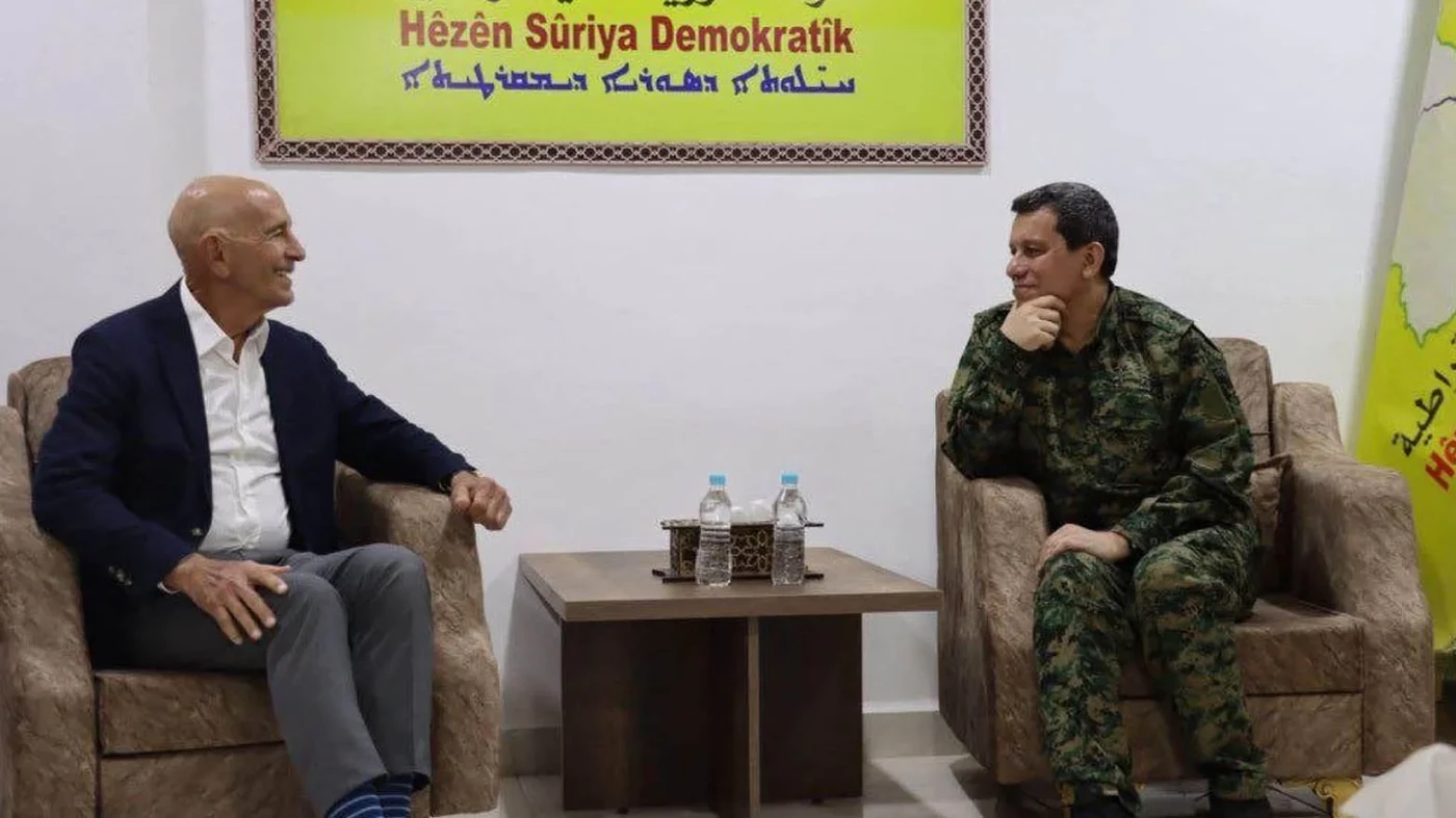 مظلوم عبدي بعد الاجتماع مع برّاك وكوبر في كوردستان: سنعمل لتحقيق الاندماج