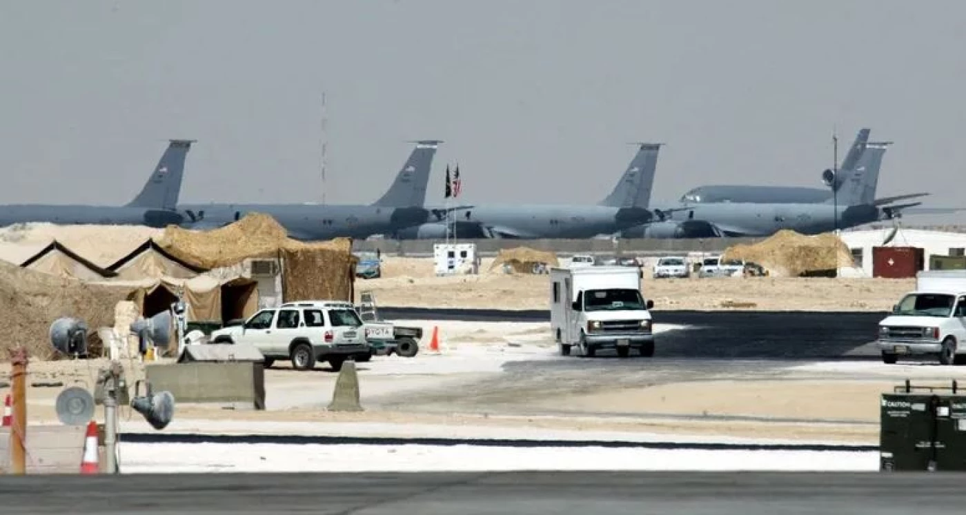 الإعلام القطري يوضح بشأن مغادرة أفراد قاعدة العديد القطرية  