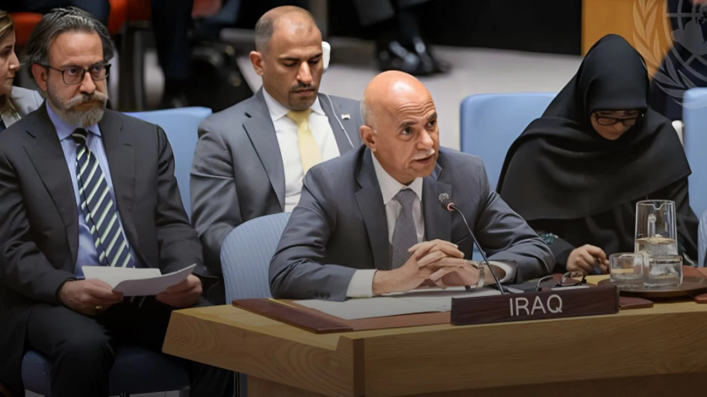 العراق يدين الهجوم الإسرائيلي على إيران وانتهاك سيادته أمام الأمم المتحدة