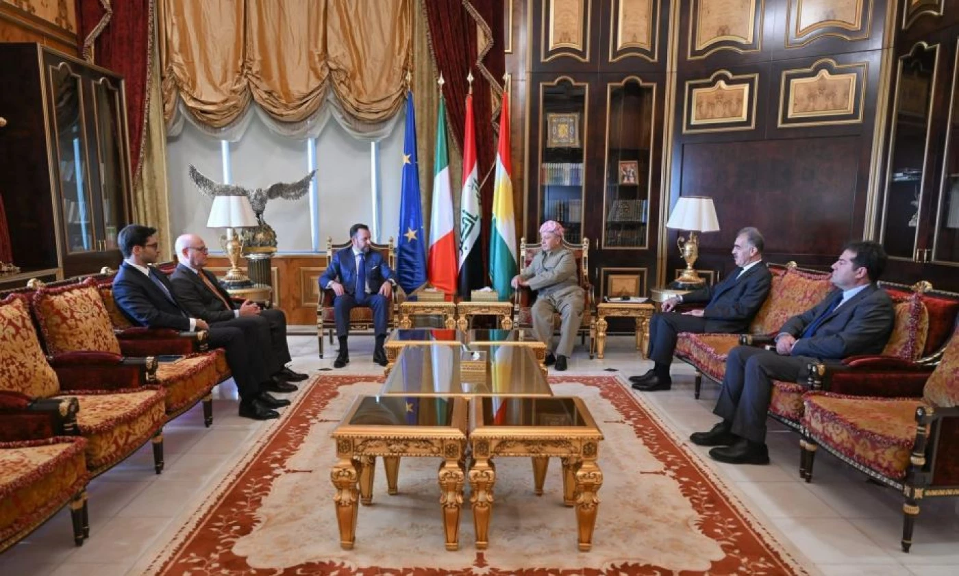 الانتخابات و"عملية السلام" في تركيا.. الرئيس بارزاني يستقبل السفير الإيطالي لدى العراق
