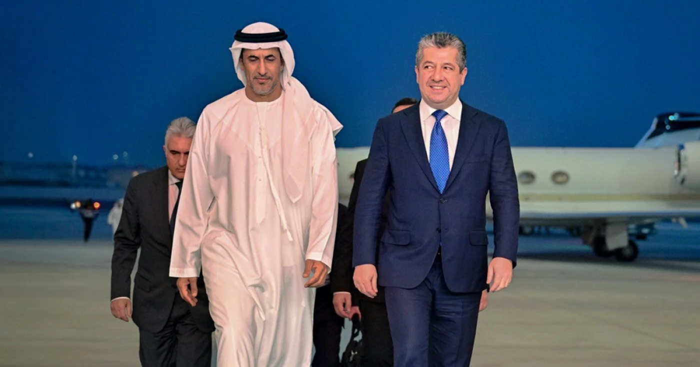 سلسلة لقاءات لبحث التطورات العراقية والإقليمية.. مسرور بارزاني يصل إلى الإمارات 