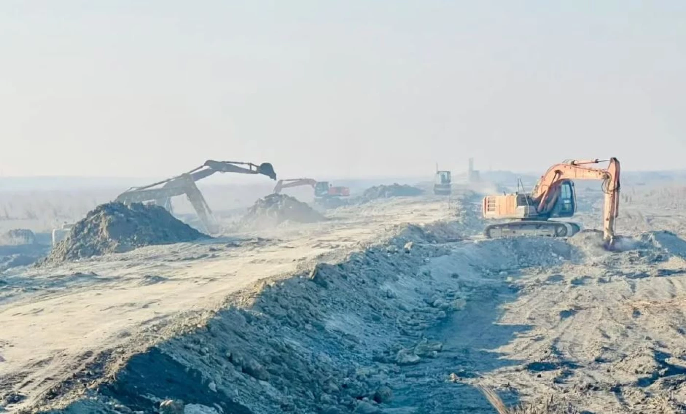 استنفار على الشريط الحدودي مع إيران لإكمال السدّة الترابية (صور)