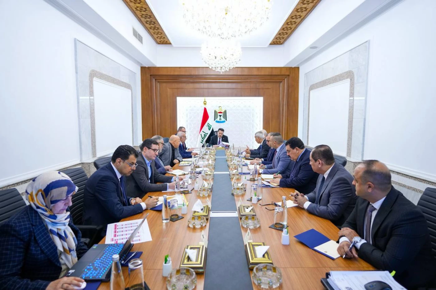  السوداني يترأس اجتماعاً لمتابعة ملف الجباية: تابعوا حملات نصب المقاييس 