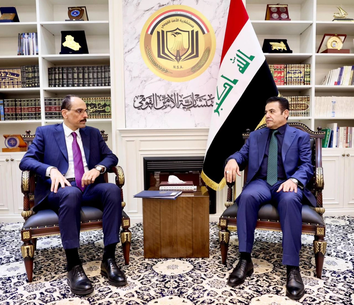 الأعرجي يبحث مع رئيس المخابرات التركي تطورات الوضع الأمني في المنطقة