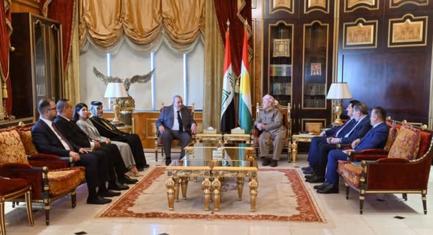 نقاش بين الرئيس بارزاني وإياد علاوي حول مفاوضات تشكيل الحكومة