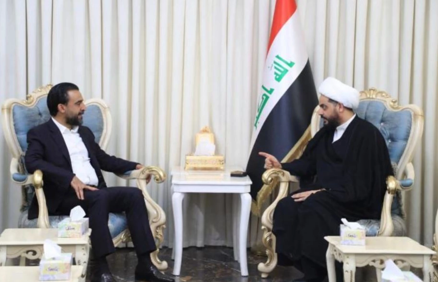 "تشجيع من العصائب وخشية على النفوذ".. اعتراض الحلبوسي على المالكي يغضب أطرافاً سُنية