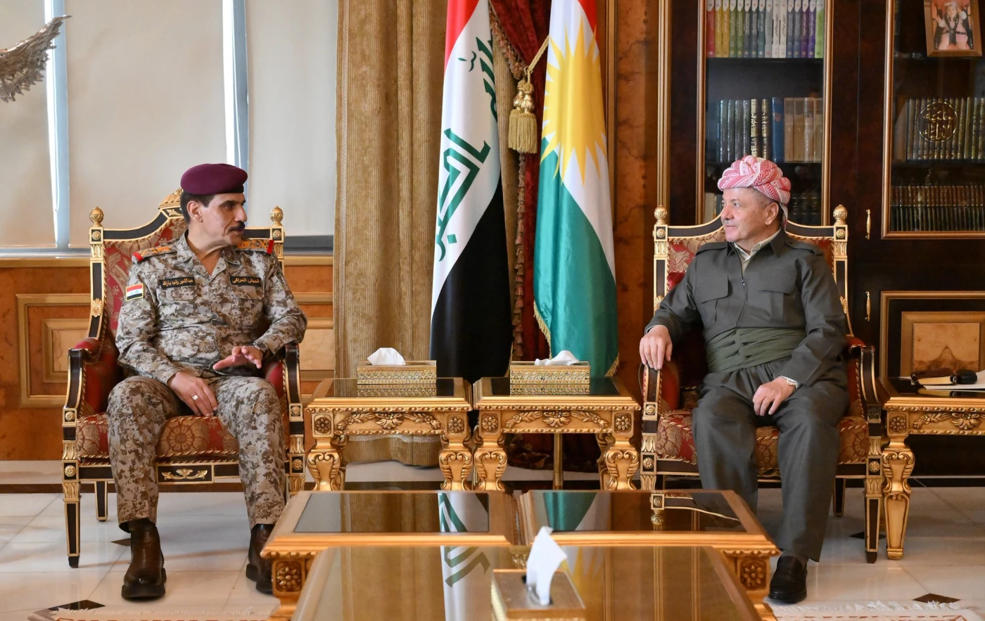  الرئيس بارزاني يبحث مع يار الله العلاقة العسكرية مع أميركا واحتمالية عودة داعش