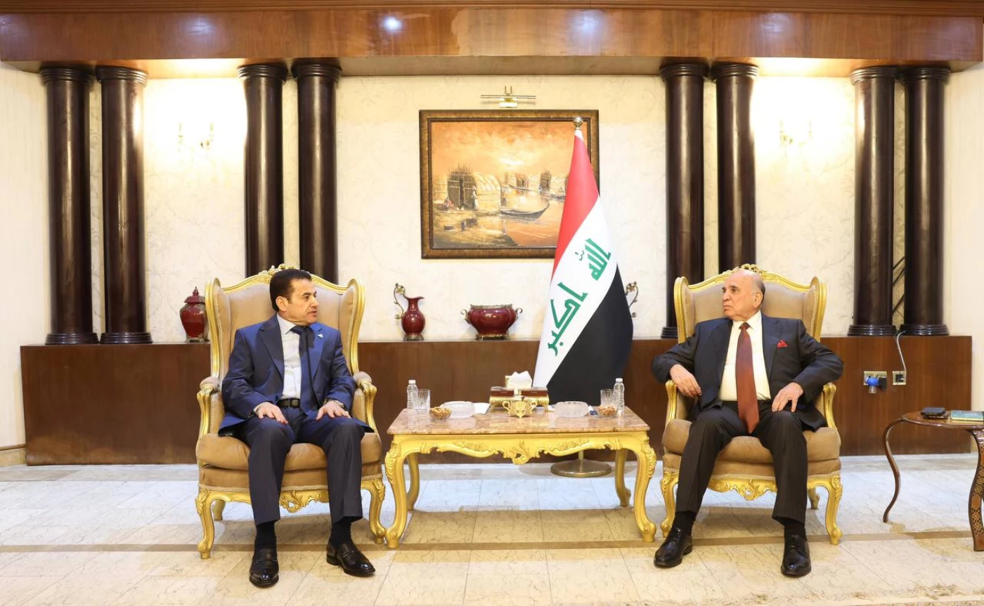 بحثا "توجهات الحكومة في الانفتاح على العالم".. قاسم الأعرجي يلتقي فؤاد حسين