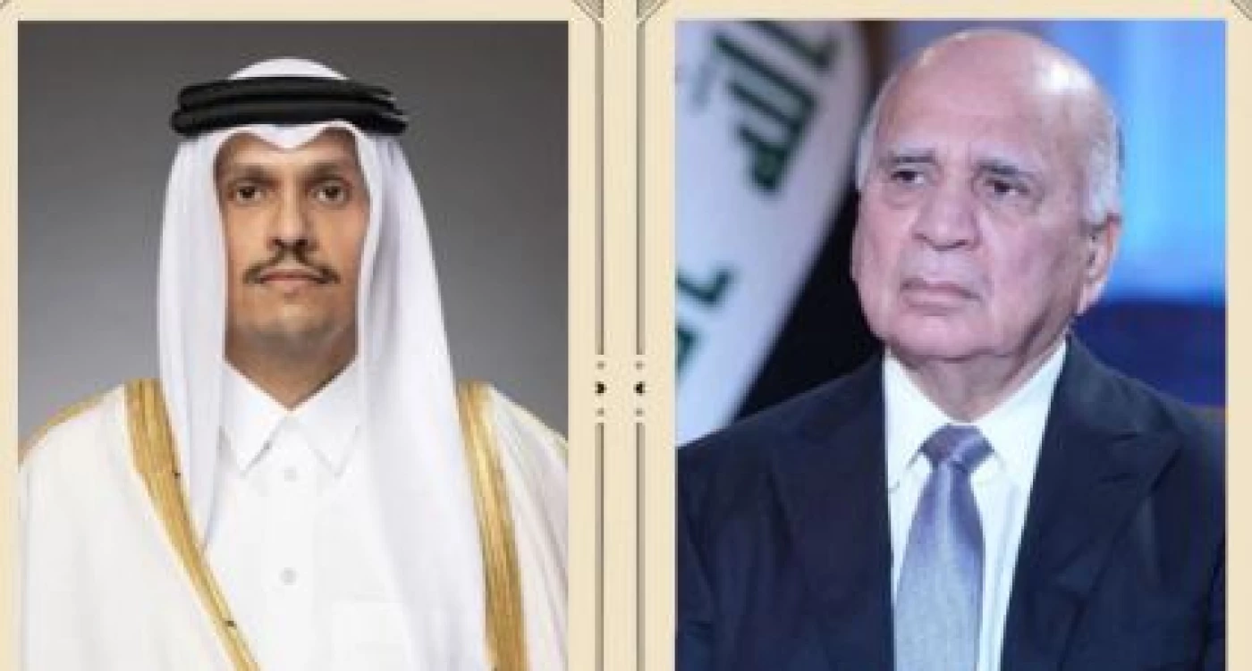 فؤاد حسين يبحث مع نظيره القطري أمن المنطقة والتصعيد في حلب