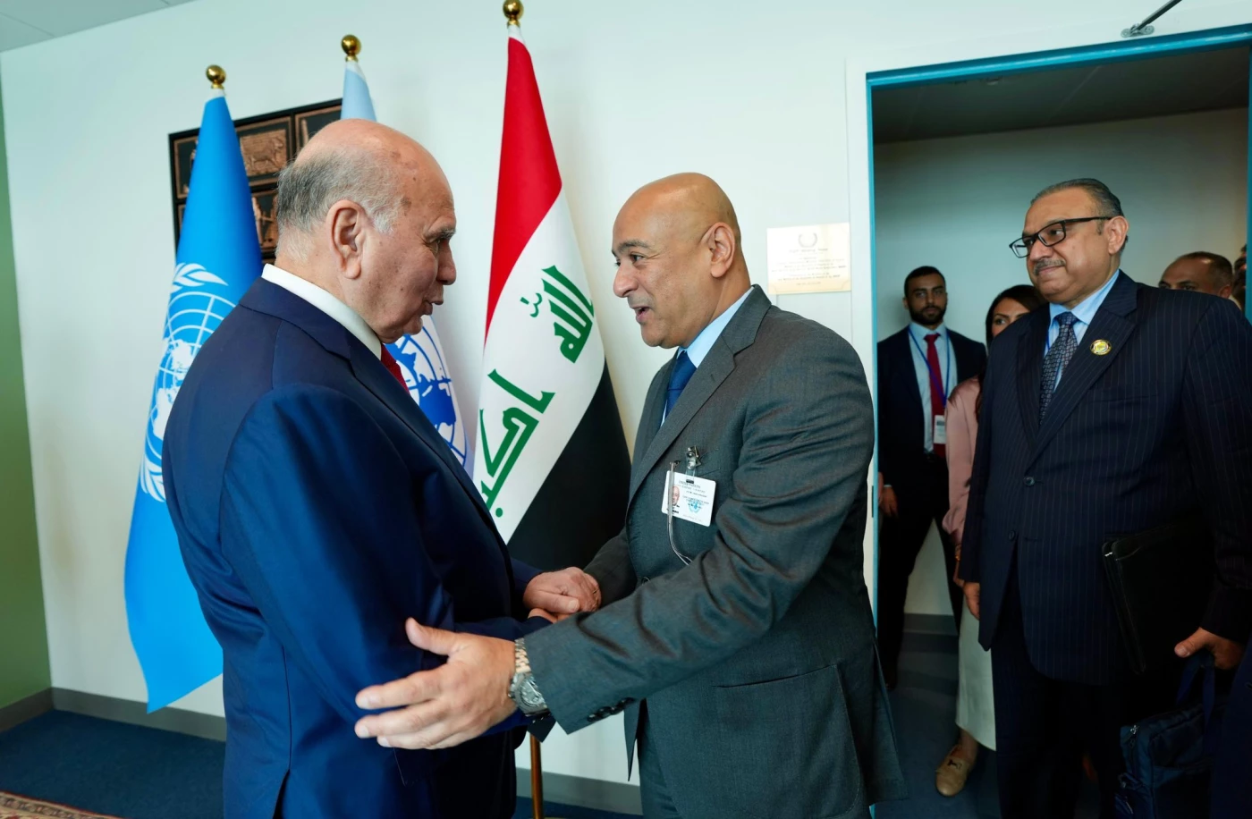 الربط الكهربائي والتطورات الإقليمية.. مباحثات بين فؤاد حسين وأمين عام مجلس التعاون الخليجي