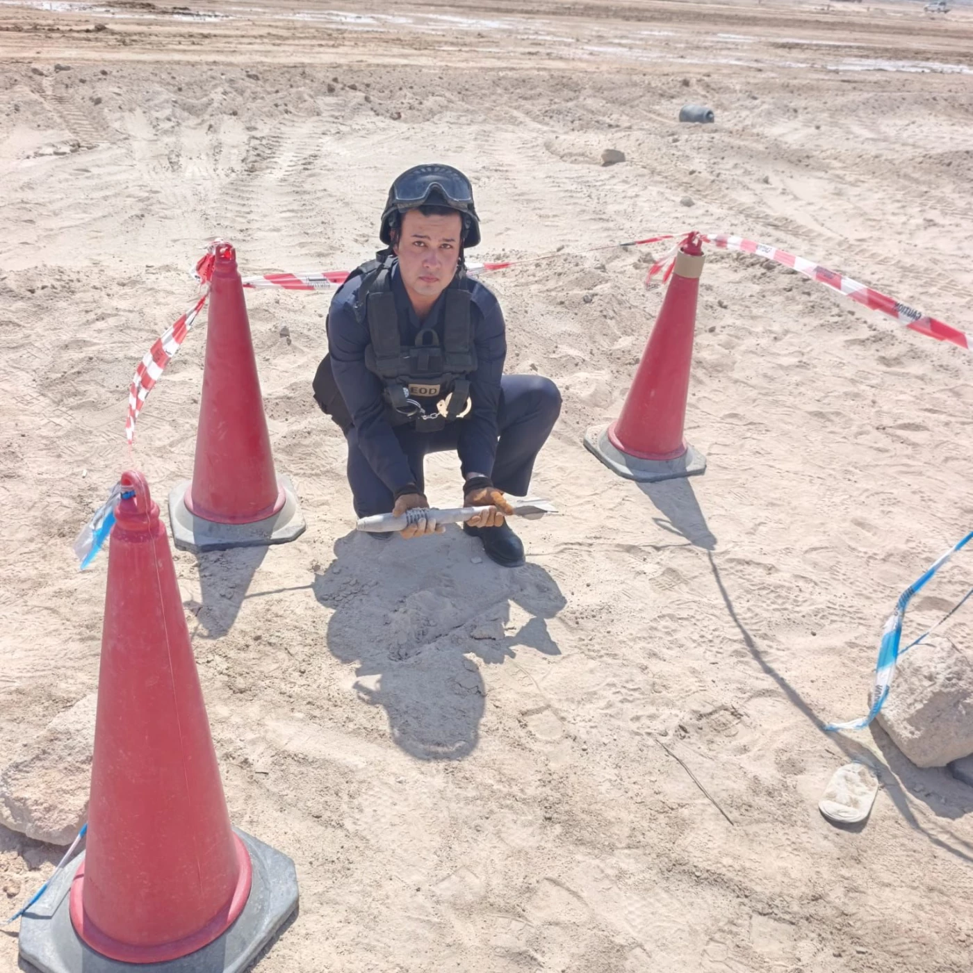 العثور على صاروخ روسي من مخلفات الجيش العراقي السابق بميناء "أم قصر"