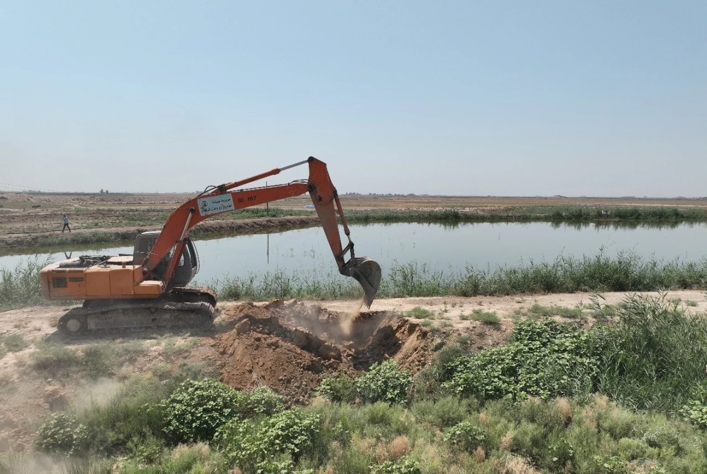 حملة ضد بحيرات الأسماك المخالفة والتجاوزات على الأنهر في الكرخ والرصافة