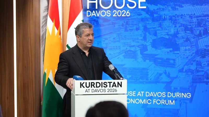 مسرور بارزاني من "دافوس": سننمّي العلاقات السياسية والاقتصادية لكوردستان