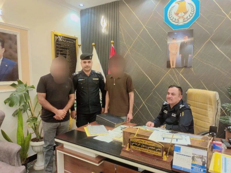  المجتمعية: إحباط محاولة خداع شابّين هاربين من ذويهما بهدف السفر خارج العراق