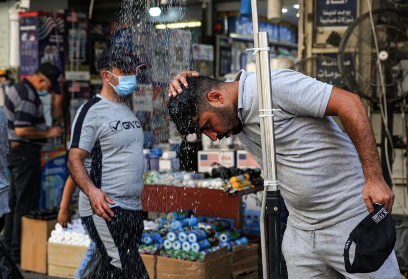 جدول| 7 مناطق عراقية هي الأكثر حرارة في العالم خلال الـ24 ساعة الماضية