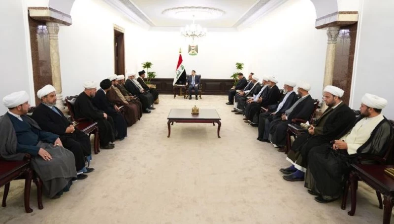 السوداني يستعرض تحركات الحكومة إزاء مشكلة المياه والخدمات في البصرة مع رجال الدين