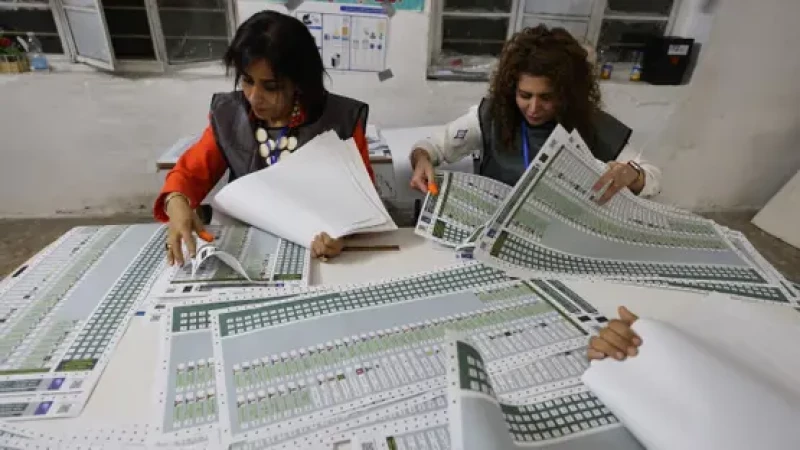 المفوضية: النتائج النهائية للانتخابات ستعلن اليوم أو غداً 