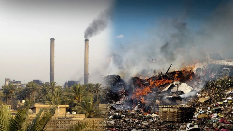 "مستويات التلوث عالية".. متنبئ جوي: مؤشر جودة الهواء في بغداد يسجل اللون البنفسجي