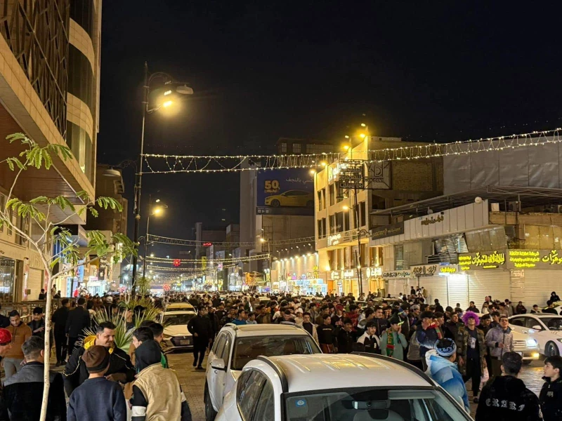 عشرات الجرحى في اشتباكات عنيفة بشارع الروان في النجف