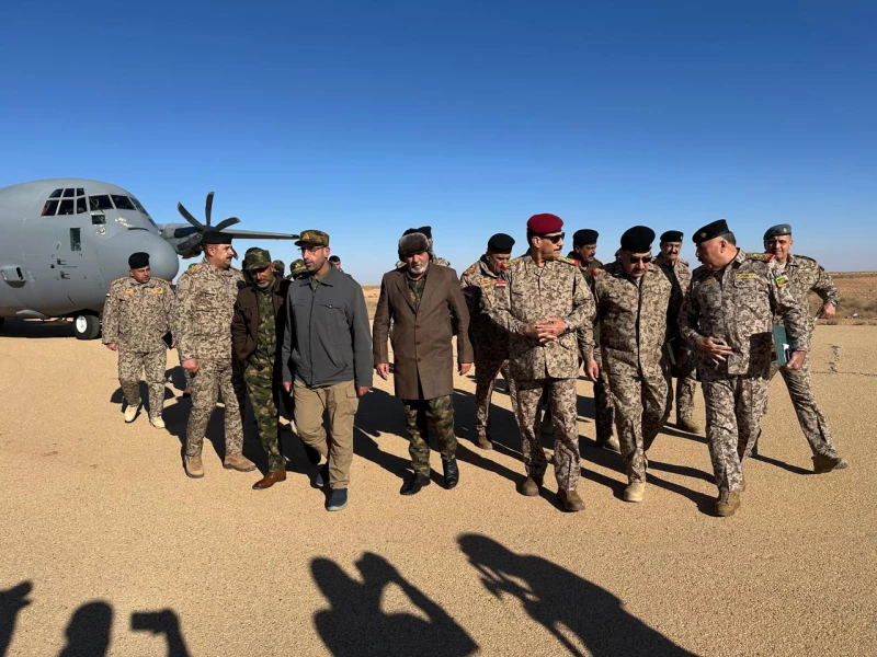 رئيس أركان الجيش العراقي يصل إلى الشريط الحدودي مع سوريا