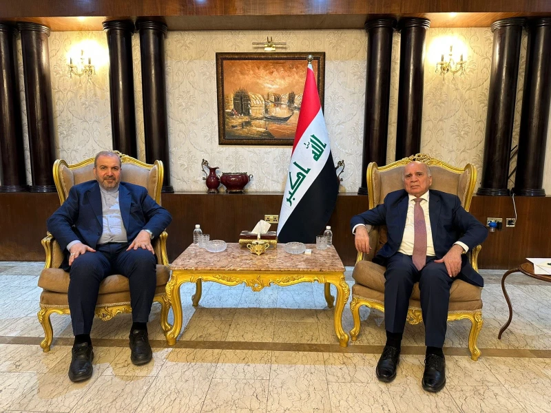 وجهة النظر بأبرز القضايا الدولية.. فؤاد حسين يتسلم رسالة من نظيره الإيراني