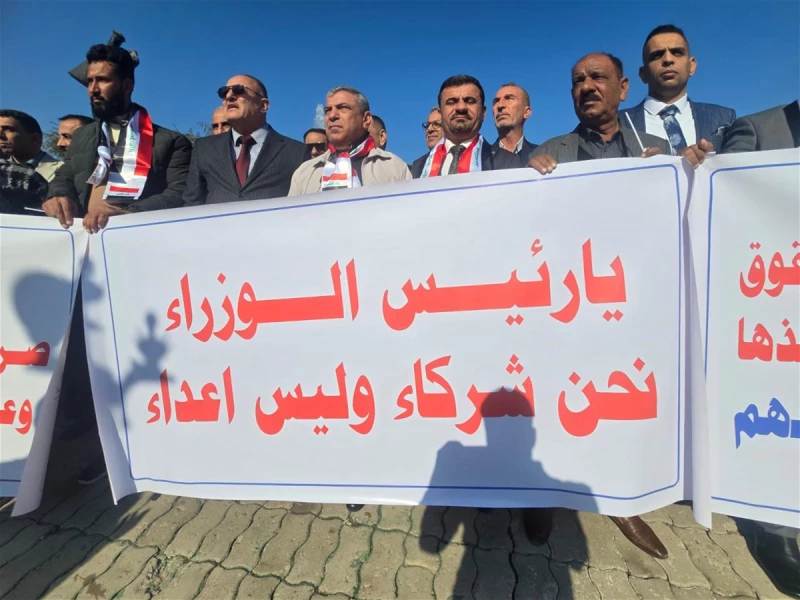 بيان استنكار لـ"قمع المقاولين" أمام المنطقة الخضراء: التصعيد سيكبر حتى تسديد الديون