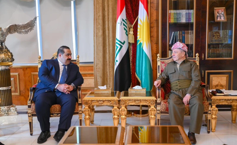 الرئيس بارزاني يبحث تشكيل الحكومة الجديدة مع مثنى السامرائي