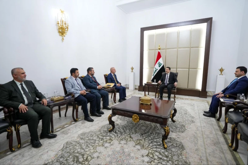 رئيس الحكومة يتحدث مع حزب الاتحاد الإسلامي الكوردستاني عن الالتزامات المالية للإقليم