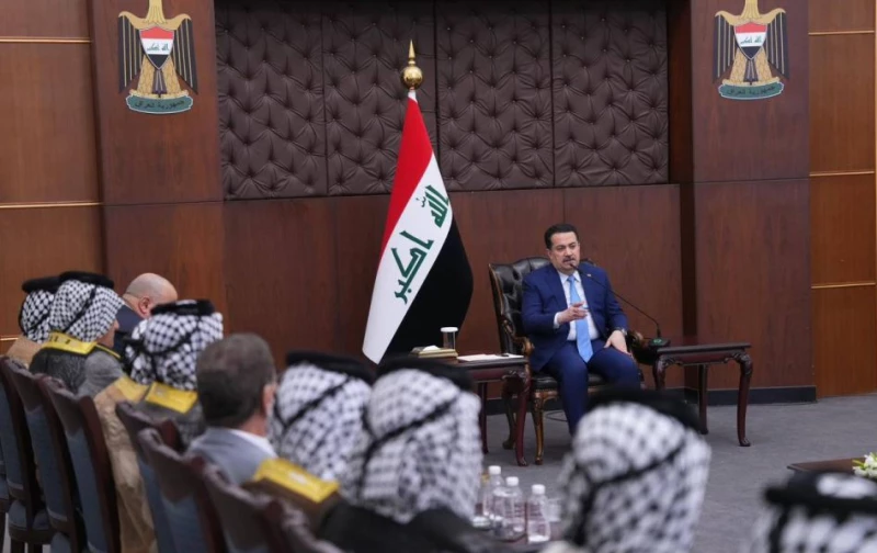 السوداني لشيوخ "البو دراج": اتفاق قريب مع تركيا لمعالجة شح المياه
