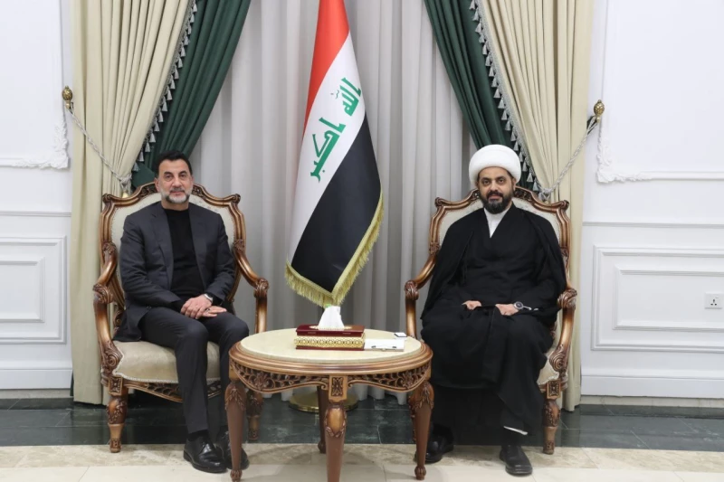 الخزعلي يناقش مع عبطان الإسراع في تشكيل الحكومة 