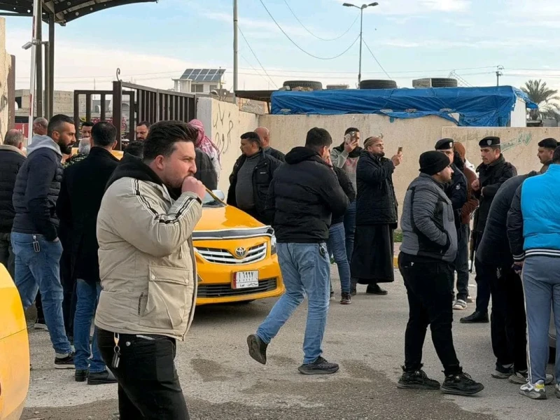"رسوم عالية" و"سيارات خصوصي".. إضراب السائقين على طريق كركوك - بغداد عن العمل