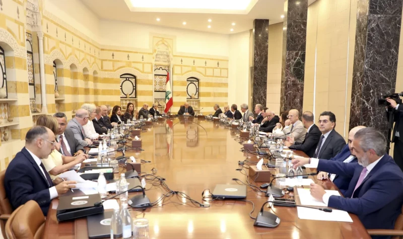 لبنان.. انسحاب لوزراء "حزب الله" من جلسة الحكومة والأخيرة تصوّت على حصر السلاح بيد الدولة